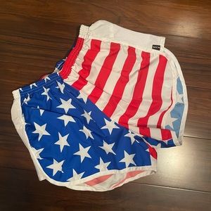 American Flag Athletic Shorts